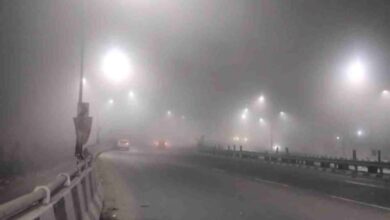 Photo of घने कोहरे की चादर में लिपटा हरिद्वार-दिल्ली नेशनल हाईवे